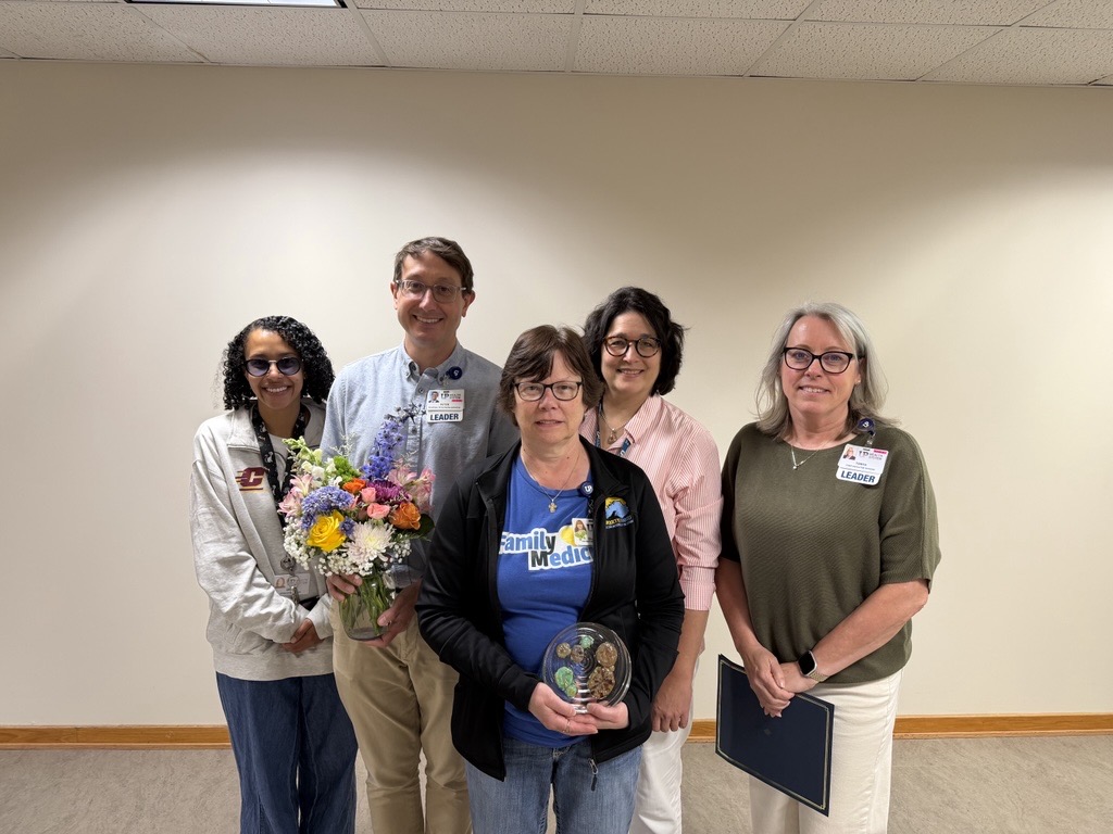 Gladys with members of the Executive Team