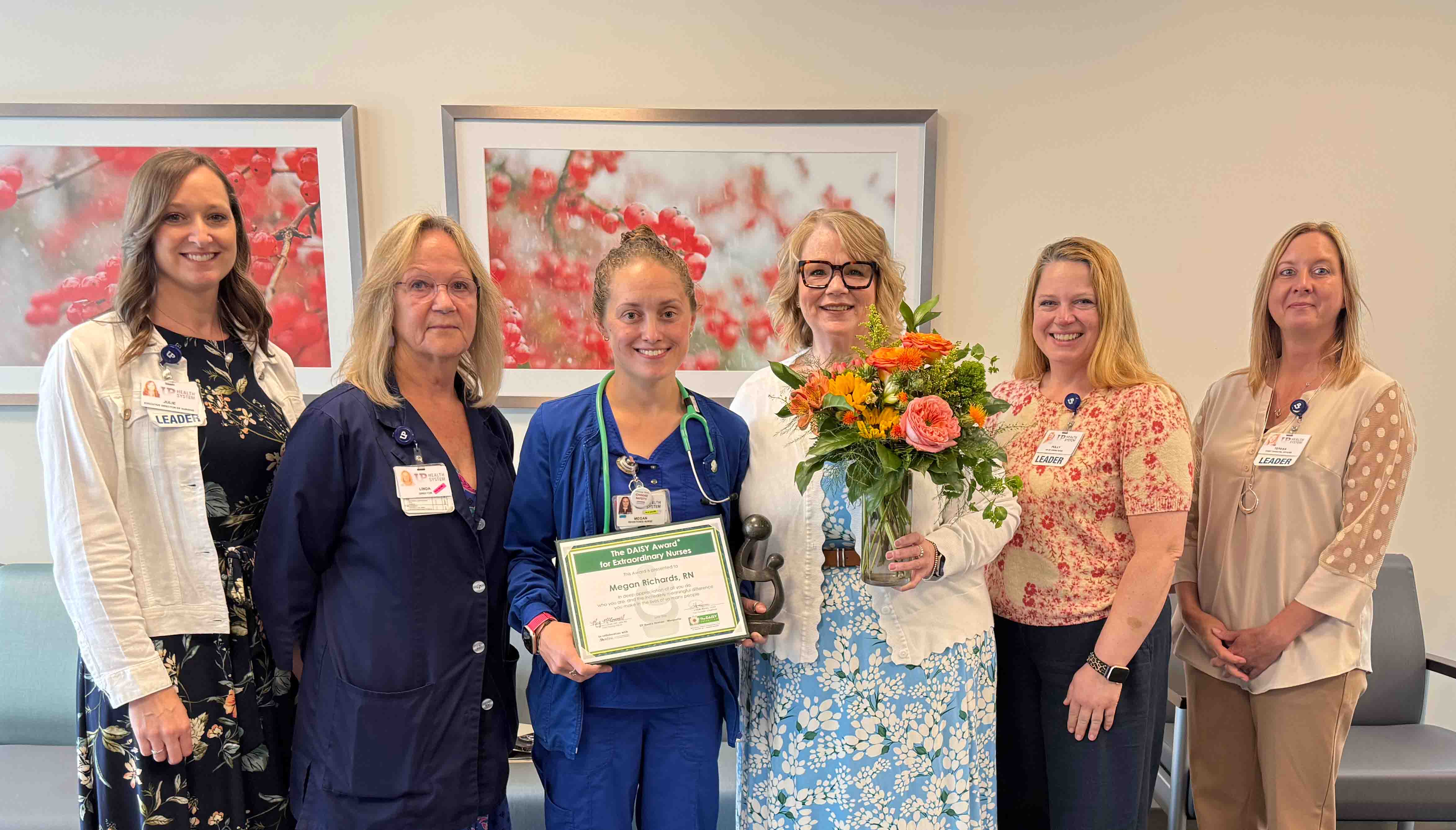 UP Health System – Marquette Honors Megan Richards, RN, with the DAISY Award